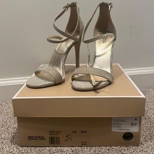 Gold Michael Kors heels